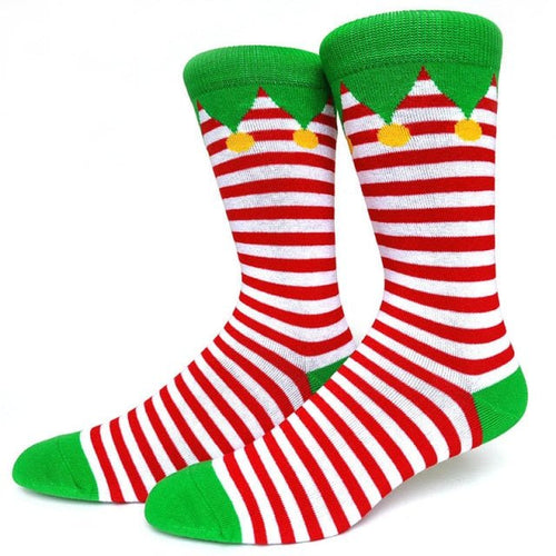 Elf Crazy Christmas Socks - Crazy Sock Thursdays